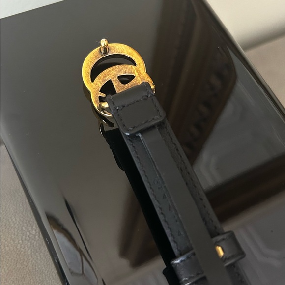 GUCCI Belt Gold/Black Small (70 cm) - Picture 3 of 6